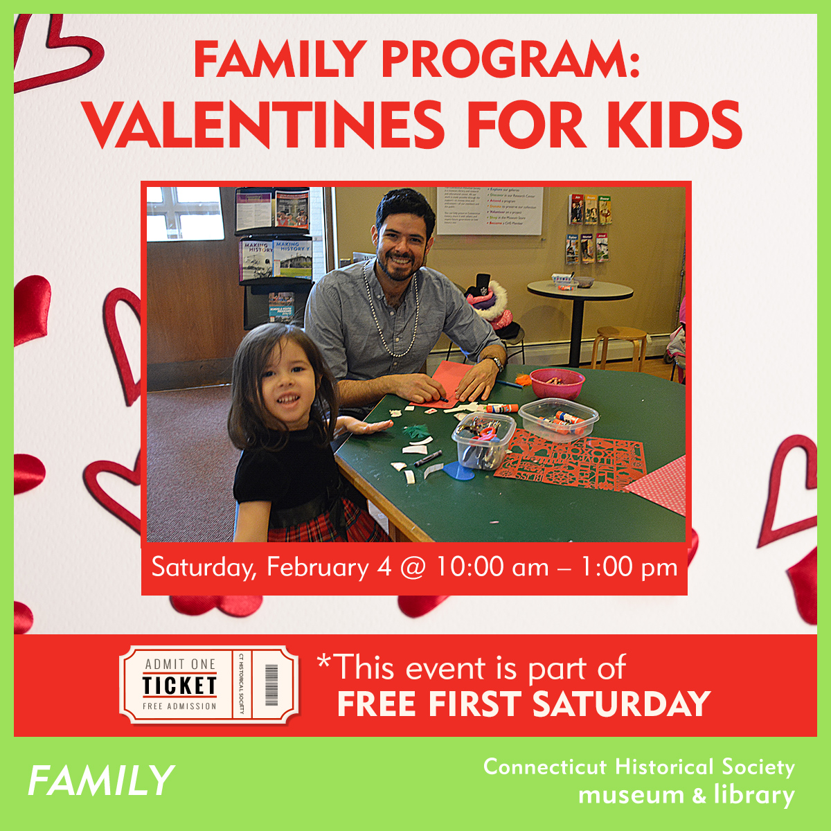 Family Program Valentines for Kids