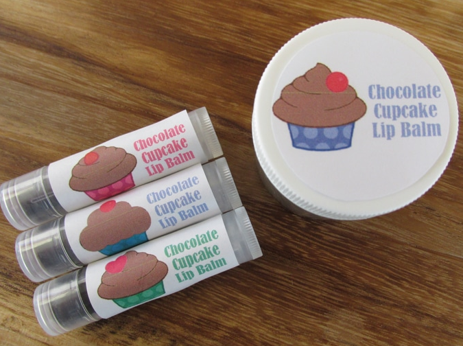 DIY Chocolate Cupcake Lip Balm
