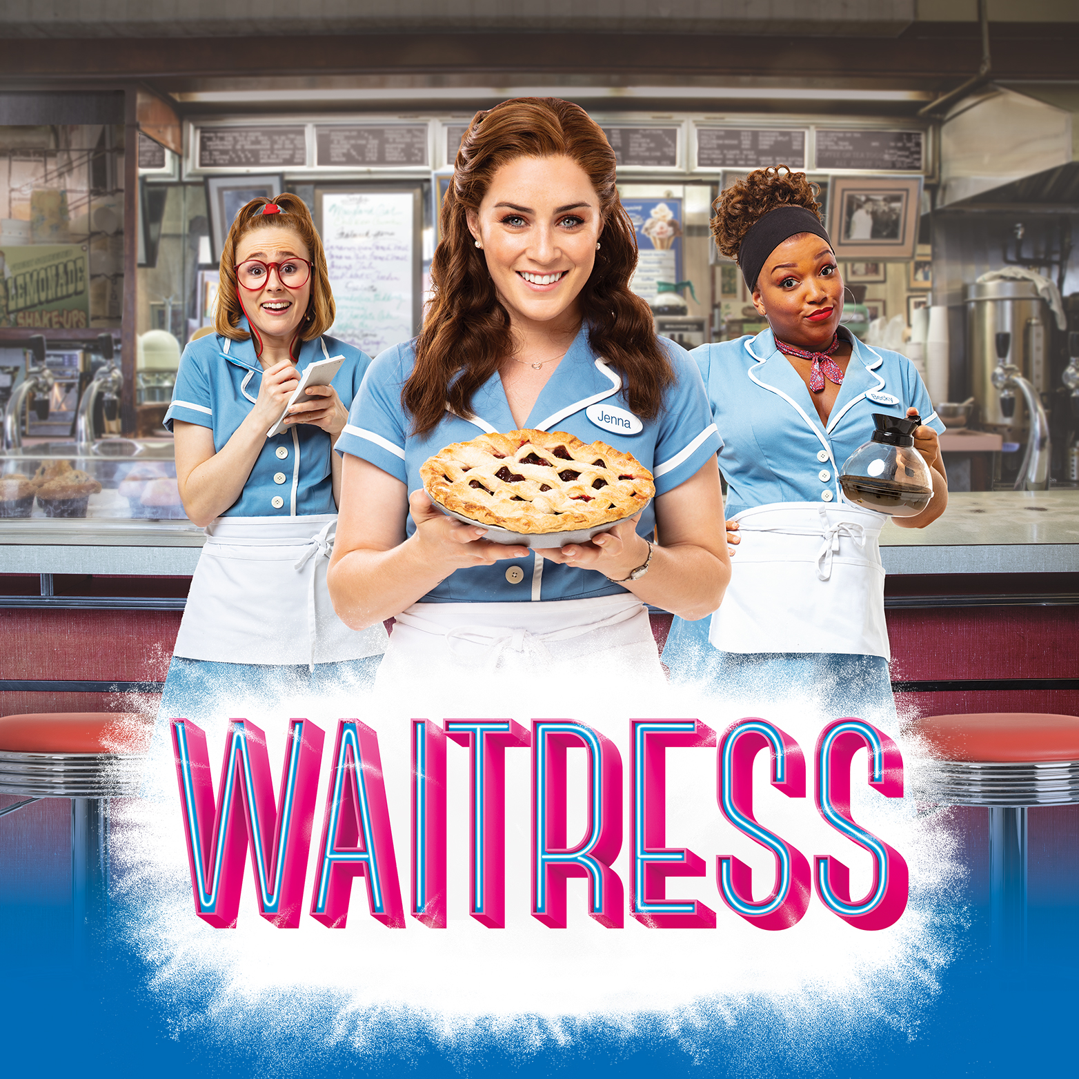 waitress the musical leaflet west end 