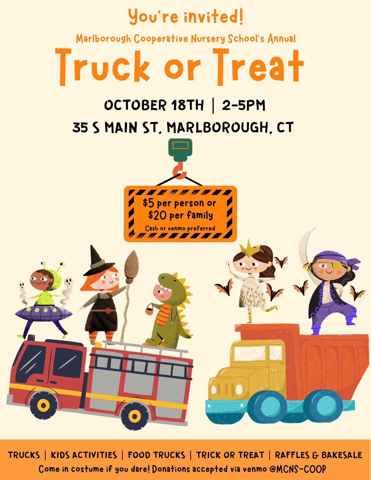Trunk or Treat Kids Halloween Events Connecticut