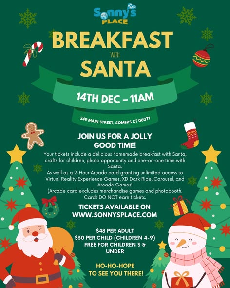 Breakfast with Santa Connecticut