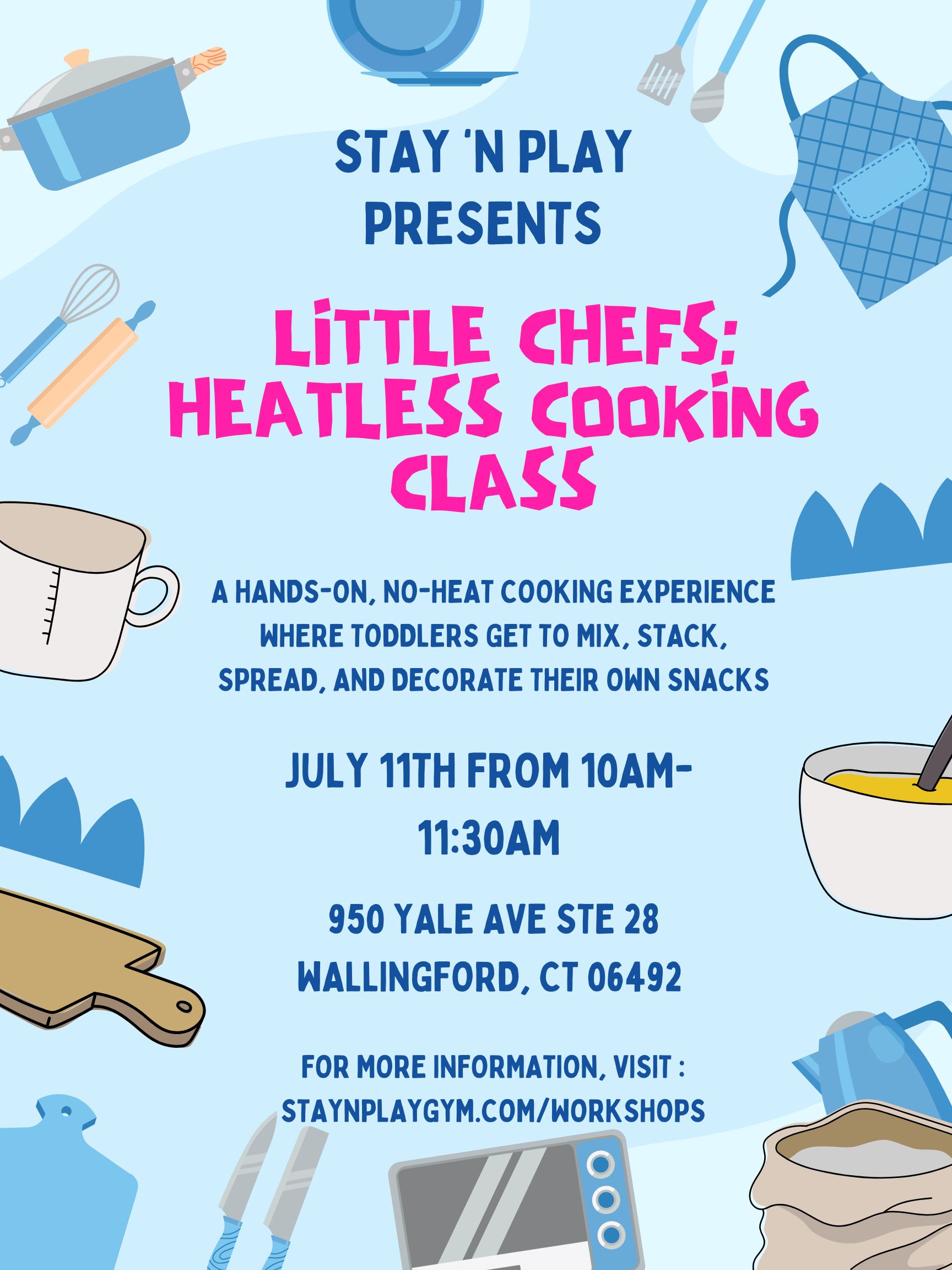 kids cooking class Connecticut