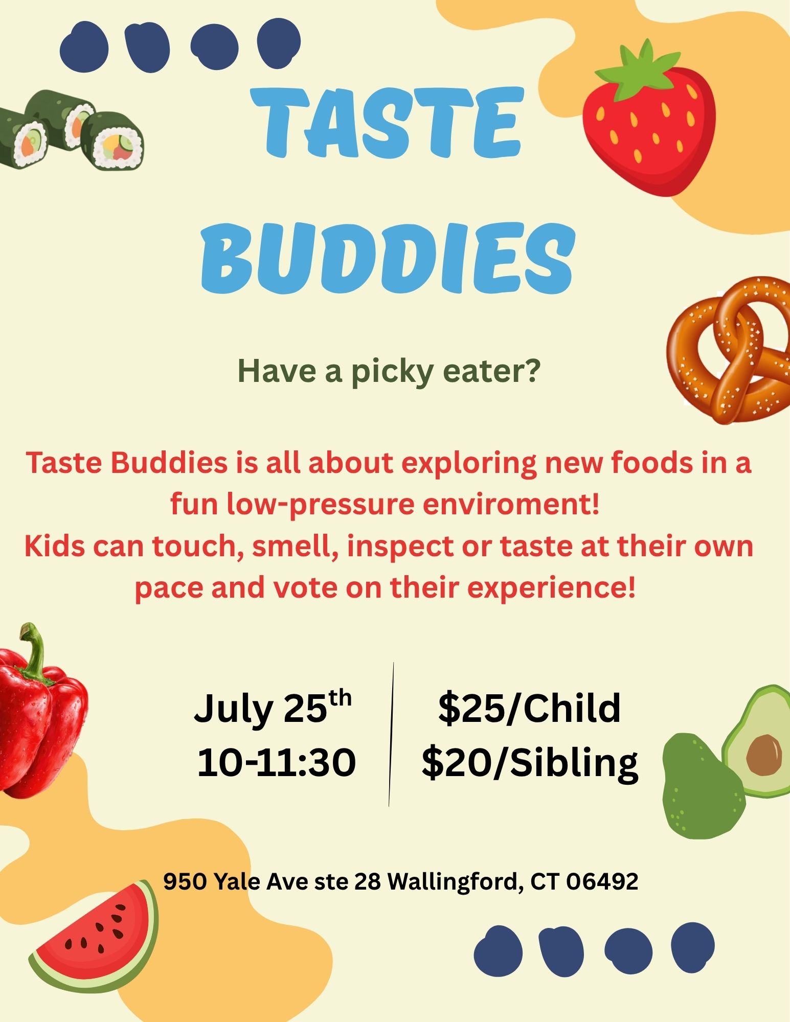 kids cooking class Connecticut