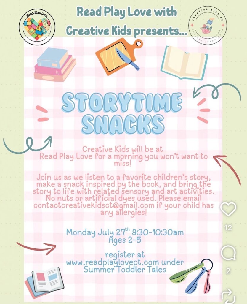 toddler storytime Connecticut
